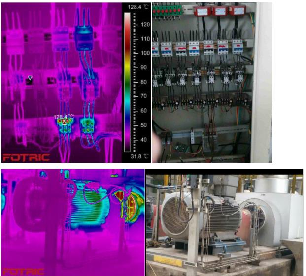 Fotric熱像儀應用于工廠配電與電機維護